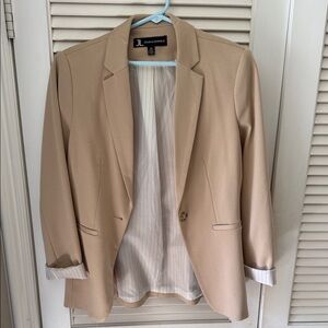 Jules & Leopold Beige Blazer with Black Tag